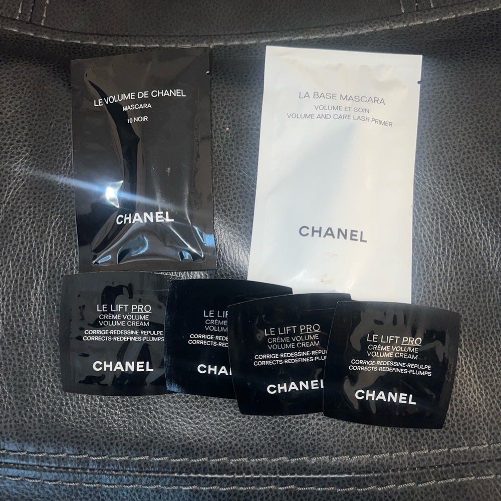 NEW 2 Chanel Mascara Samples + 4 Le Lift Samples Bundle